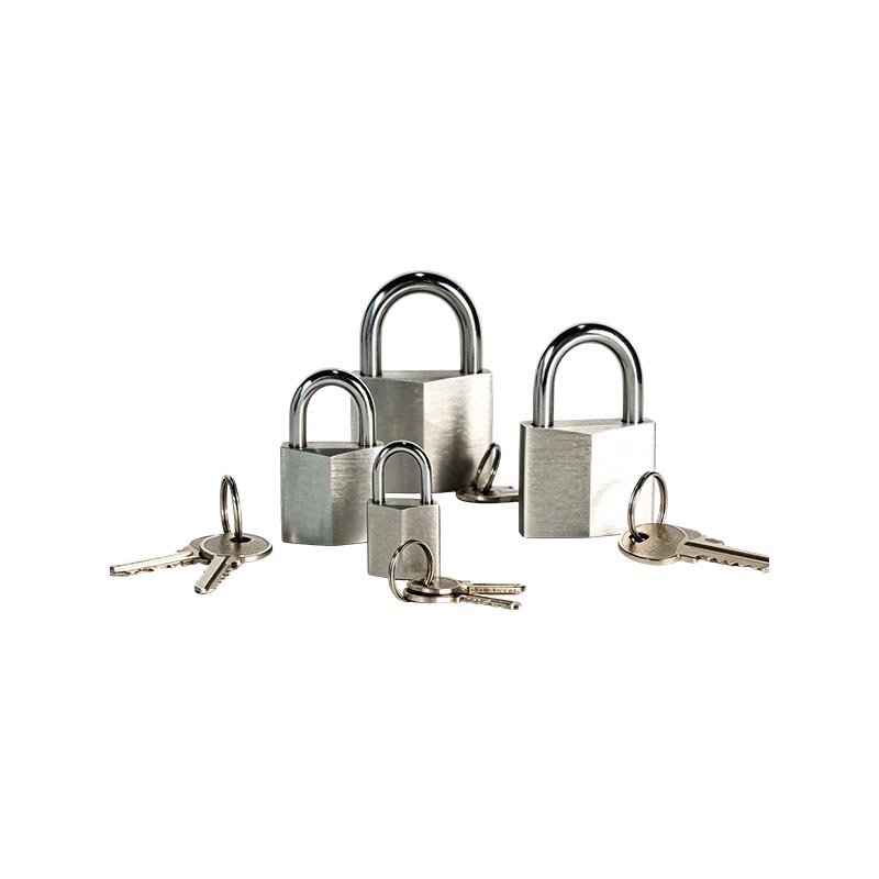 Candado de aluminio con diamantes